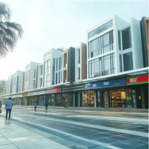 Commercial plaza